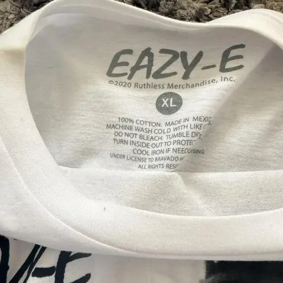Eazy-E Graphic Rap Tee White XL 2020 Ruthless Merch Photo Print - Picture 5 of 6